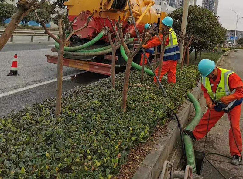 排浦镇市政管道清淤